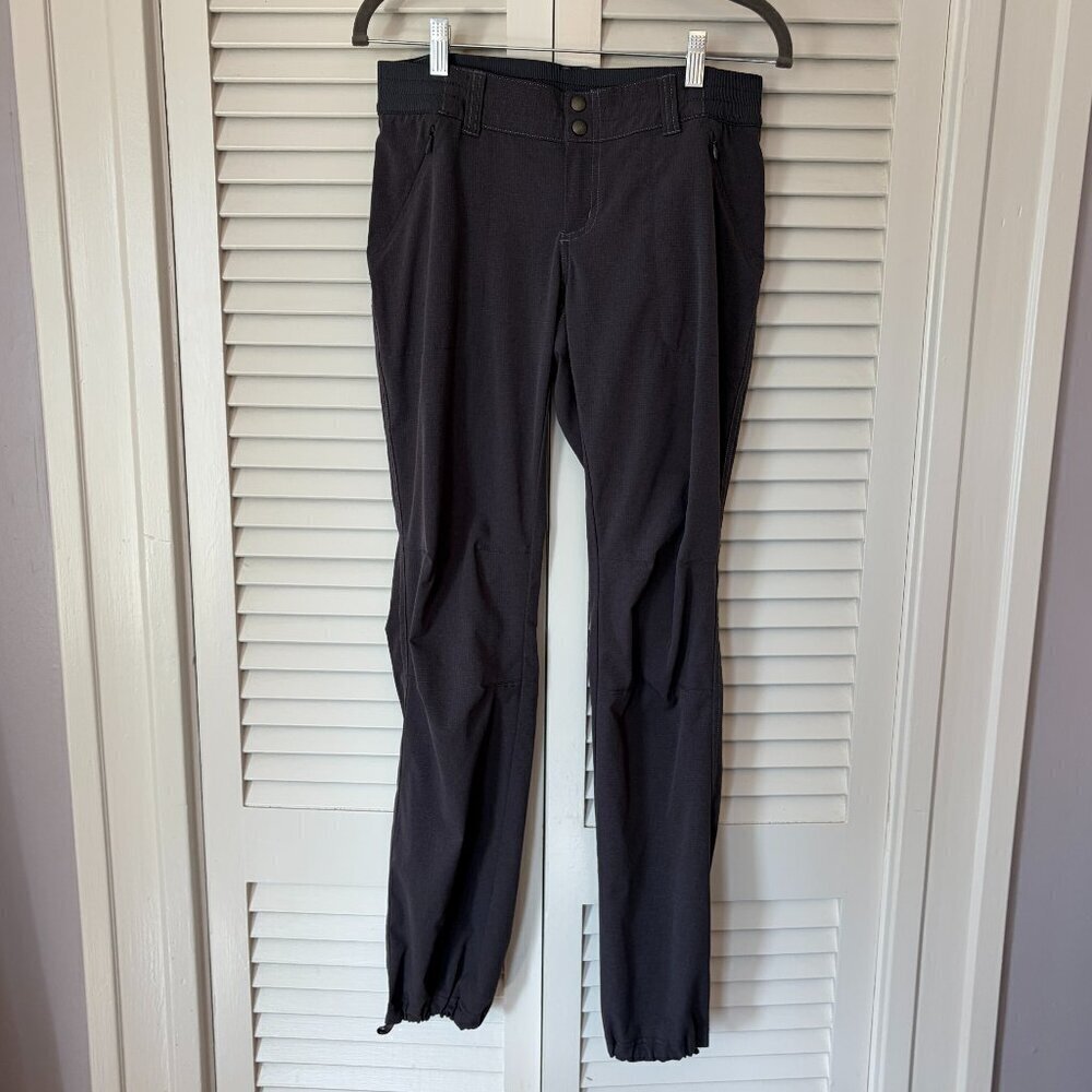Kuhl women's straight-leg pants 6 grey zip hiking gorpcore